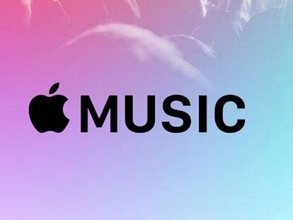 Logo Apple Music con fondo color