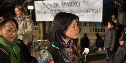 Ruth Ortiz, madre de los ni&ntilde;os desaparecidos en C&oacute;rdoba, en el acto de homenaje organizado por InterSOS