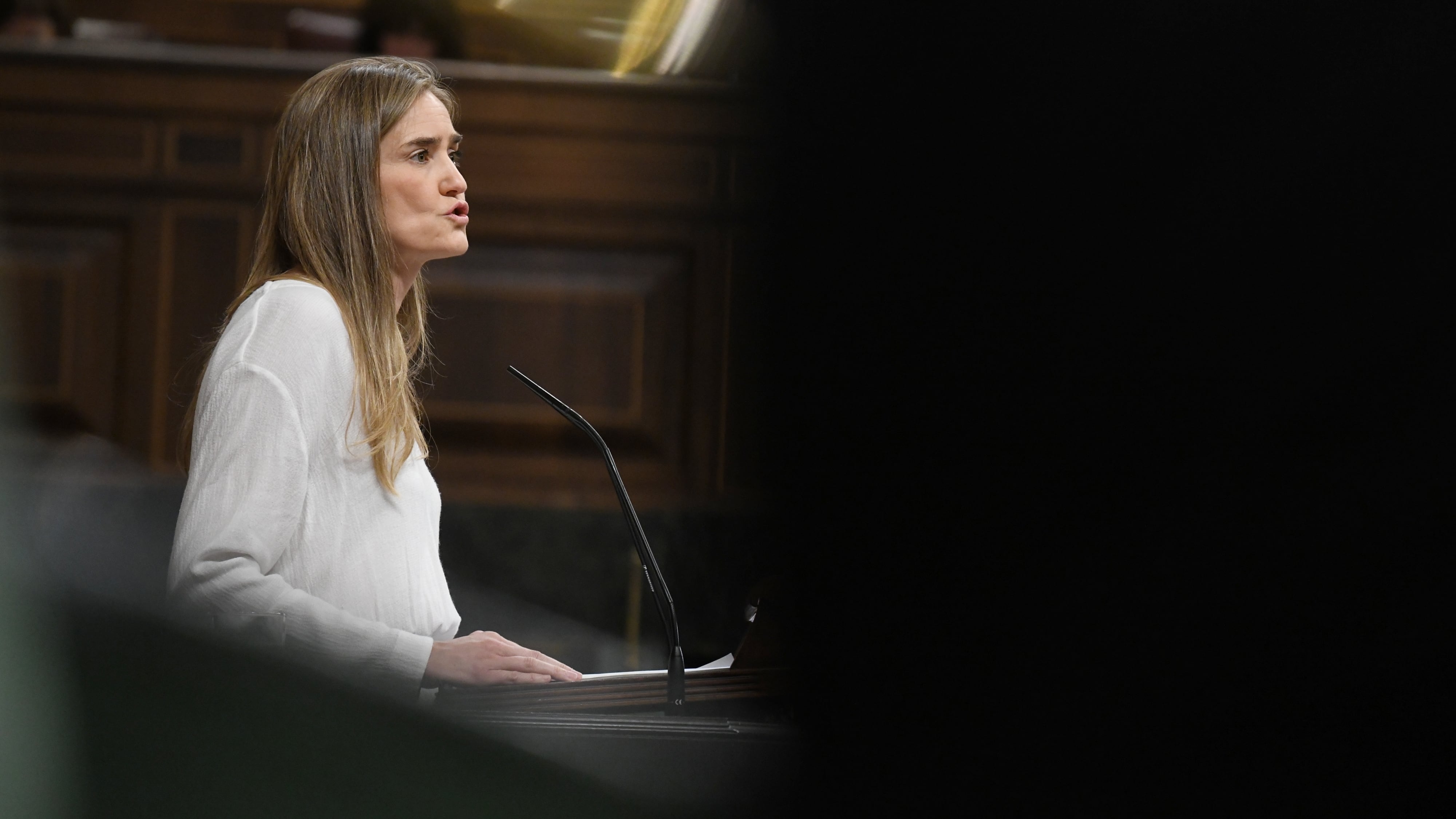 La vicepresidenta tercera del Gobierno y ministra para la Transición Ecológica y el Reto Demográfico, Sara Aagesen, interviene en el Congreso el pasado 22 de julio.