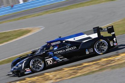 El Konica Minolta Cadillac DPi-V.R durante el Roar Before the Rolex 24 en el Daytona International Speedway.