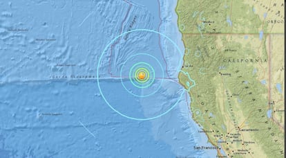 Localização do terremoto, segundo o Serviço de Geologia dos EUA.