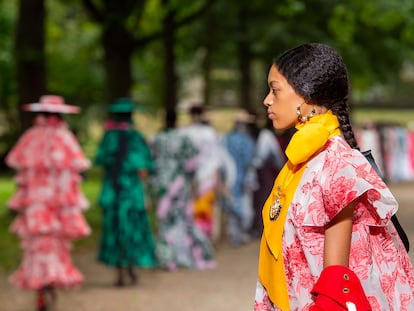 Una de las imágenes del último desfile de Erdem.