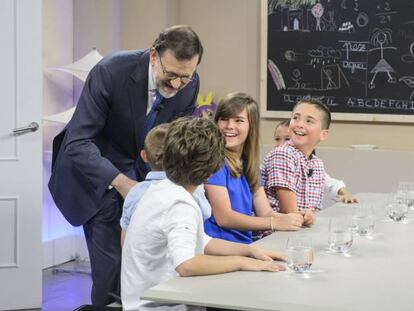 Mariano Rajoy en el programa de Telecinco.