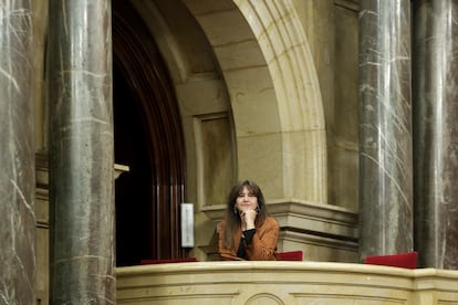 Laura Borràs asistió el miércoles a la sesión de control al Govern celebrada en el pleno del Parlamento catalán.