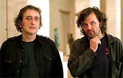 Mladen Materic y Emir Kusturica, ayer, en L'Almudí de Valencia.