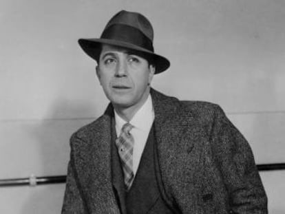 Retrato de Carlos Gardel, en 1935. 