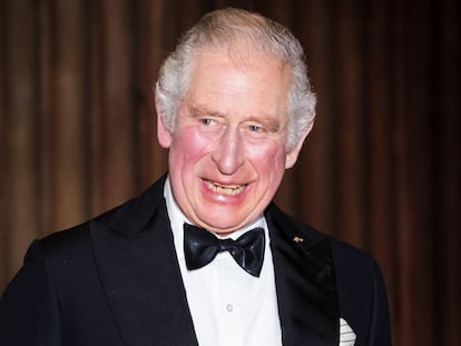 Carlos de Inglaterra, en un acto de la British Asian Trust celebrado en Londres el 9 de febrero de 2022.