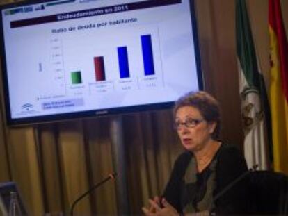 Carmen Martínez Aguayo, consejera de Hacienda.