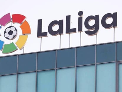 Imagen de la sede de LaLiga en Madrid.