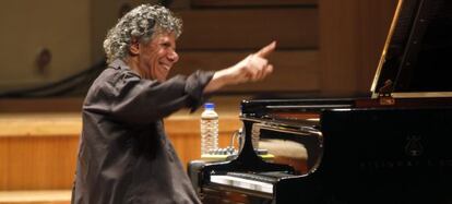 Chick Corea en un concierto en Madrid el año pasado.