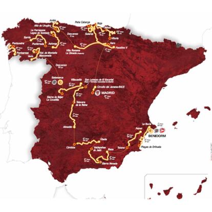 Recorrido de la Vuelta a España 2011.