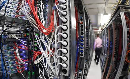 Dependencias de un centro proveedor de Internet en Karlsruhe, Alemania, en noviembre de 2018.