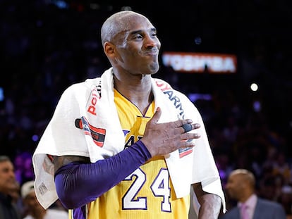 Kobe Bryant. Kobe Bryant, en su despedida.