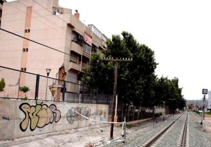 Vista de un edificio en el municipio de Lorca.