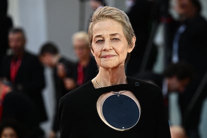 Charlotte Rampling, en la Mostra de Venecia.