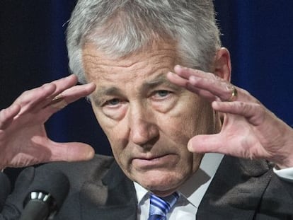 El secretario de Defensa, Chuck Hagel.