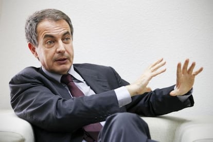 Former Prime Minister José Luis Rodríguez Zapatero, who was in power from 2004 until 2011.