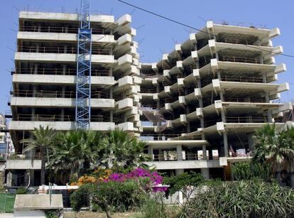 Viviendas en construcción.