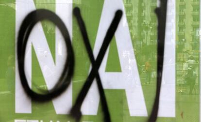 Propaganda pidiendo el 'Sí' para el referéndum tachada por partidarios del 'No'