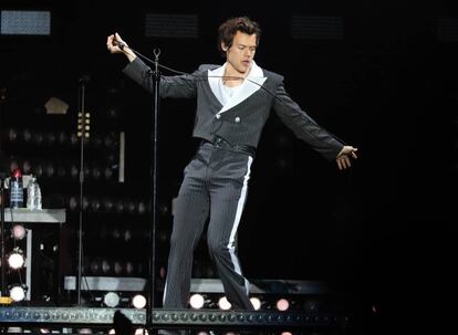 Harry Styles, durante el concierto en el Wizink Center.