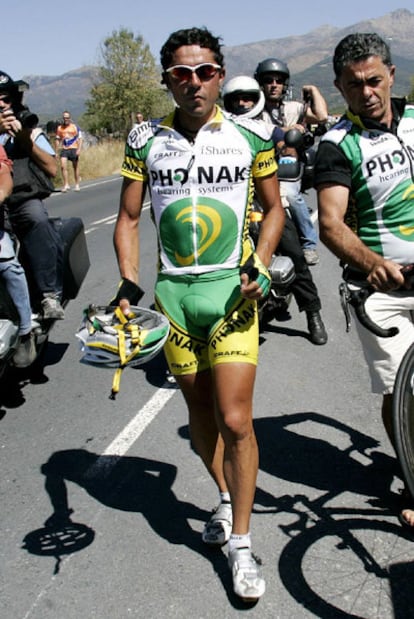 Miguel Ángel Martín Perdiguero, en la Vuelta de 2006.