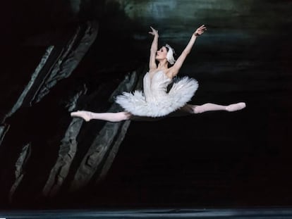 Marianela Núñez, en un momento de 'El lago de los cisnes'. 