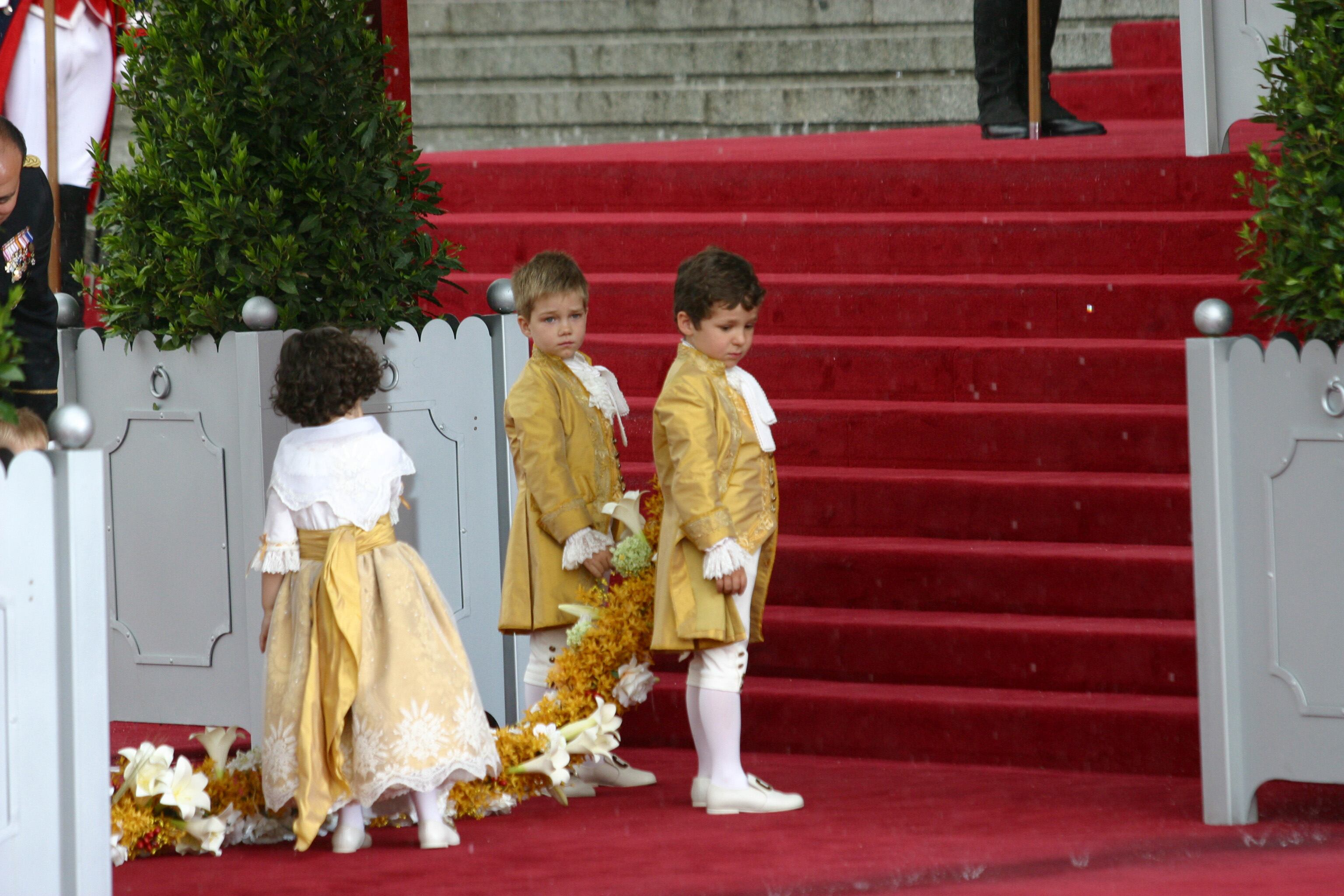 Felipe Juan Froilán de Todos los Santos de Marichalar, hijo de la infanta Elena, acaparó miradas por alborotar a los otros pajes y damitas de la boda real.