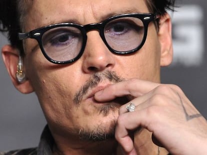 O ator Johnny Depp.