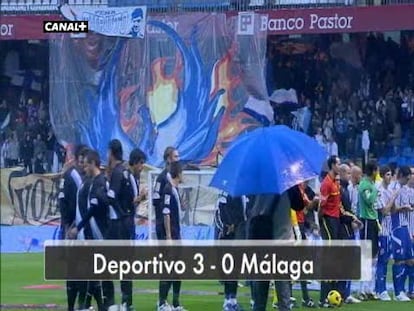 Deportivo 3 - Málaga 0