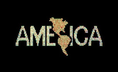 'A Logo for America' (1987), de Alfredo Jaar.