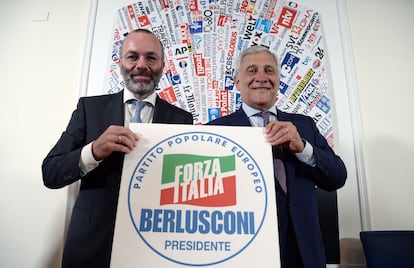 Manfred Weber Berlusconi Tajani