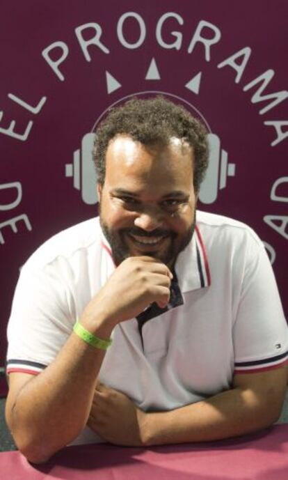 Carlos Jean, en el Euskalduna durante la entrevista.