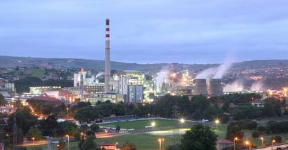 Planta de Solvay en Cantabria.