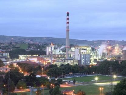 Planta de Solvay en Cantabria.