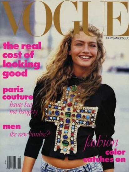 La primera portada de Anna Wintour para 'Vogue' en EE UU, de noviembre de 1988.