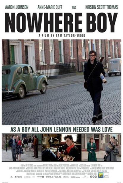 Cartel de El joven John Lennon (Nowhere boy)