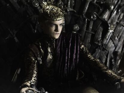 El actor Jack Gleeson caracterizado como Joffrey Baratheon