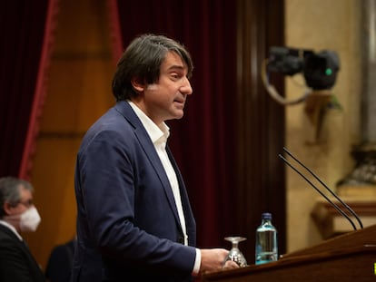 El diputado de Junts per Catalunya Francesc de Dalmases. DAVID ZORRAKINO - EUROPA PRESS
