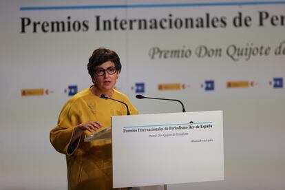 La ministra de Asuntos Exteriores de España, Arancha González Laya.