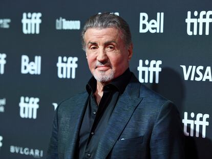 Sylvester Stallone posa en la alfombra roja de la presentación del filme 'Fly' en Toronto (Canadá), el 16 de septiembre de 2023.