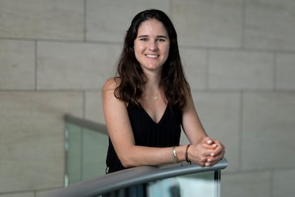 Valentina Agudelo, premio Princesa de Girona Internacional Crea Empresa 2025, fotografiada en el hotel Eurostars Grand Marina.