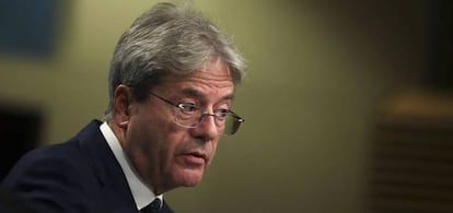 The EU's Economy Commissioner Paolo Gentiloni.