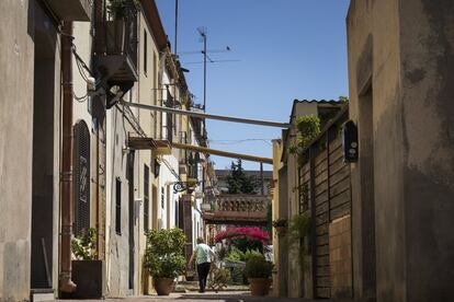 Carrer Aiguafreda, al barri d'Horta.