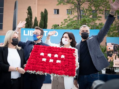 Toni Cantó con la presidencia de la Comunidad de Madrid, Isabel Diaz Ayuso.