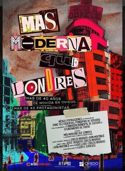 Cartel del documental 'Más moderna que Londres'.