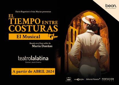 El musical de 'El tiempo entre costuras' se representa en el Teatro La Latina de Madrid.