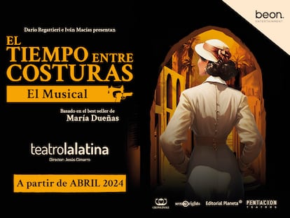 El musical de 'El tiempo entre costuras' se representa en el Teatro La Latina de Madrid.