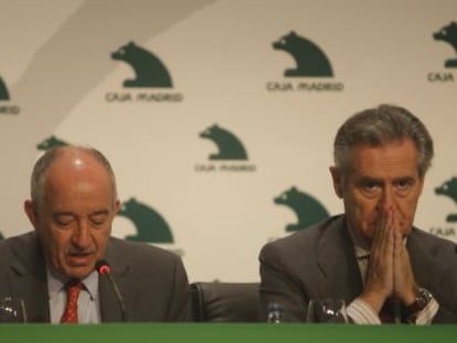 Fernandez Ord&oacute;&ntilde;ez (izquierda) y Blesa, en 2009.