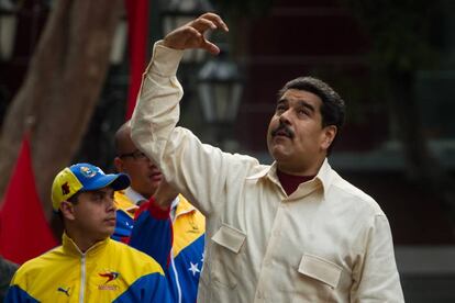 Nicol&aacute;s Maduro, durante el Congreso de la Patria