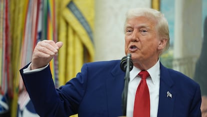 Donald Trump, este miércoles en la Casa Blanca.